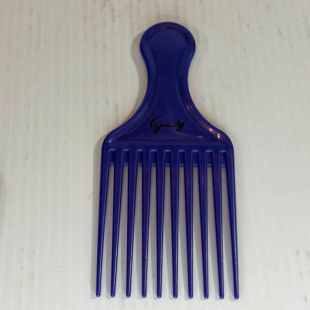 Vintage‎ Goody Lift Comb Hair Pick Lot of 2 Retro 1980s 1990s Gray Purple
